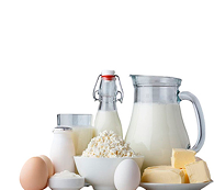Молоко, сыр, яйца