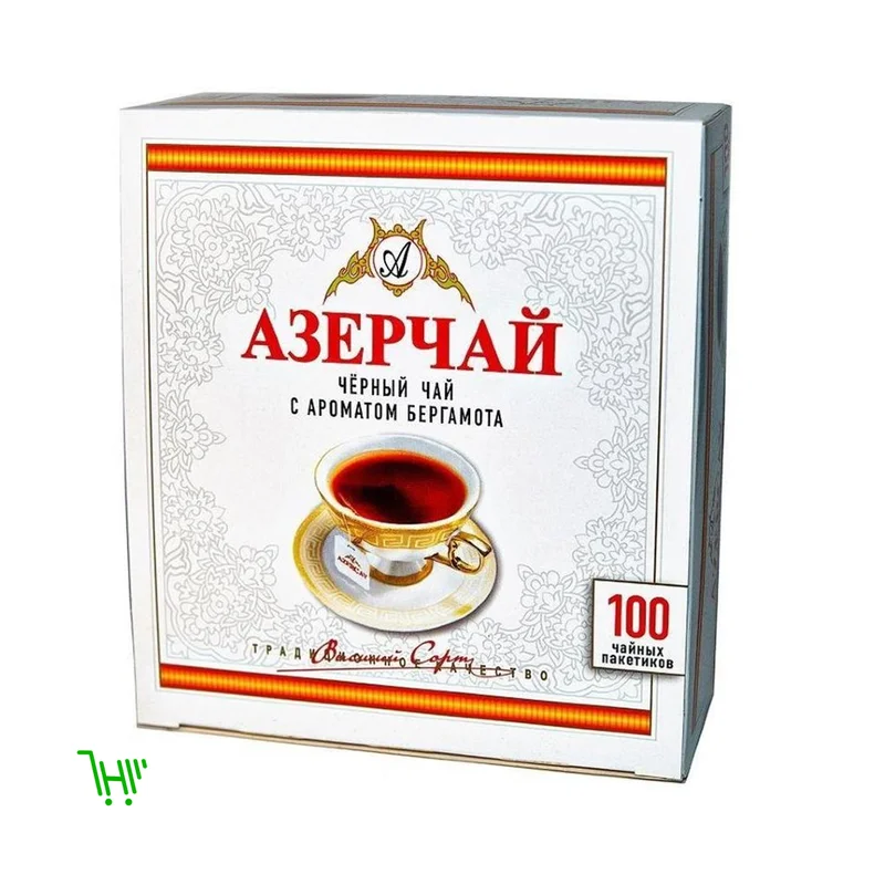 Чай Азерчай Букет черн. с бергамотом 100пак