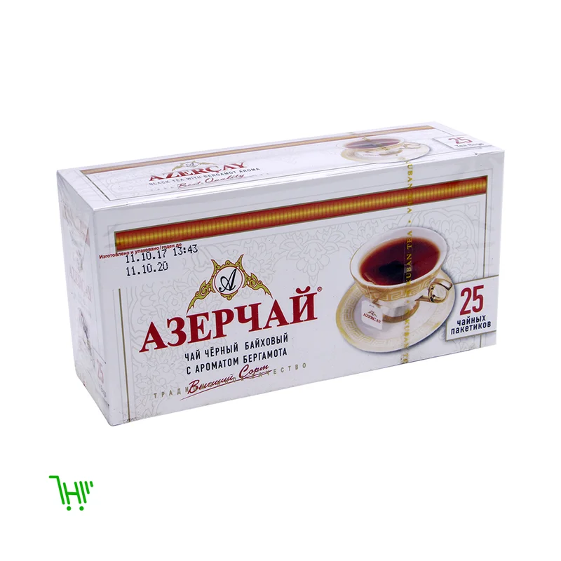 Чай Азерчай Черный с Ароматом бергамота 25п
