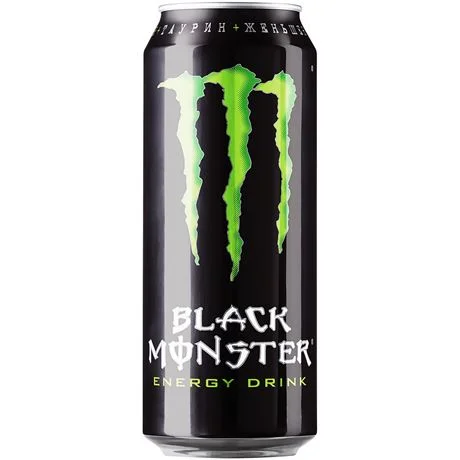 Энергетический напиток Black Monster Energy 0,449л