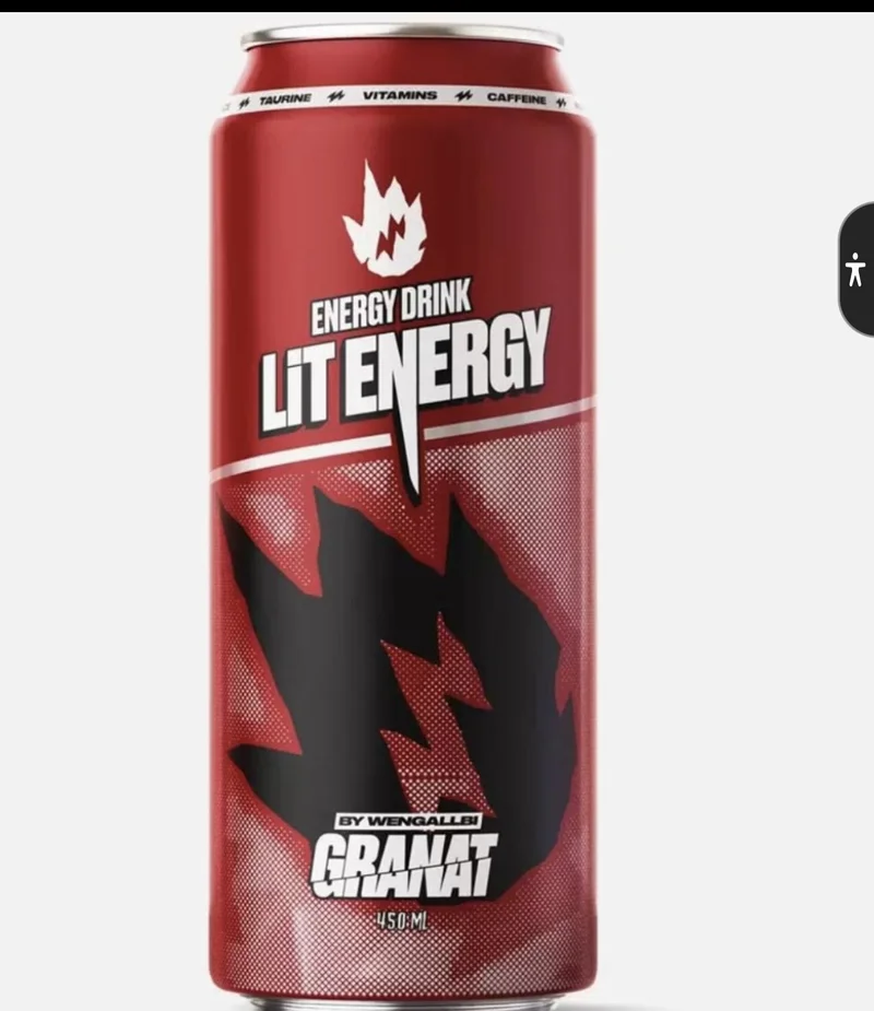 Энергетик Lit Energy, BY WENGALLBI GRANAT гранат 0,45 л