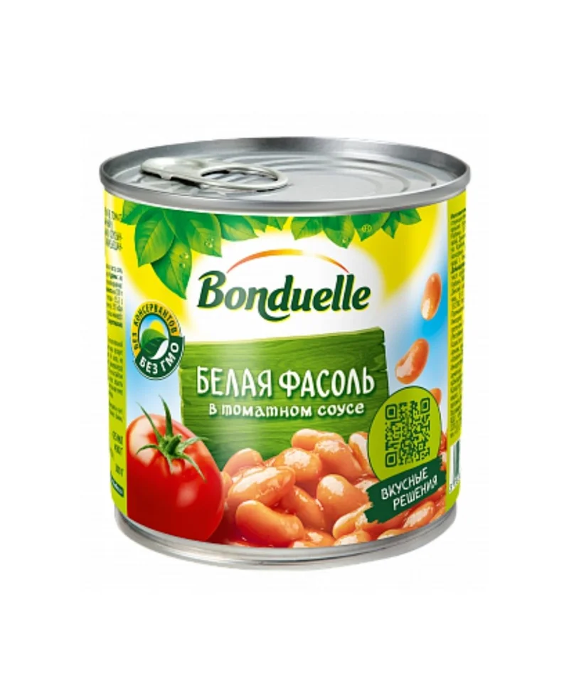 Фасоль Bonduelle Expert Белая в томатном соусе 400г