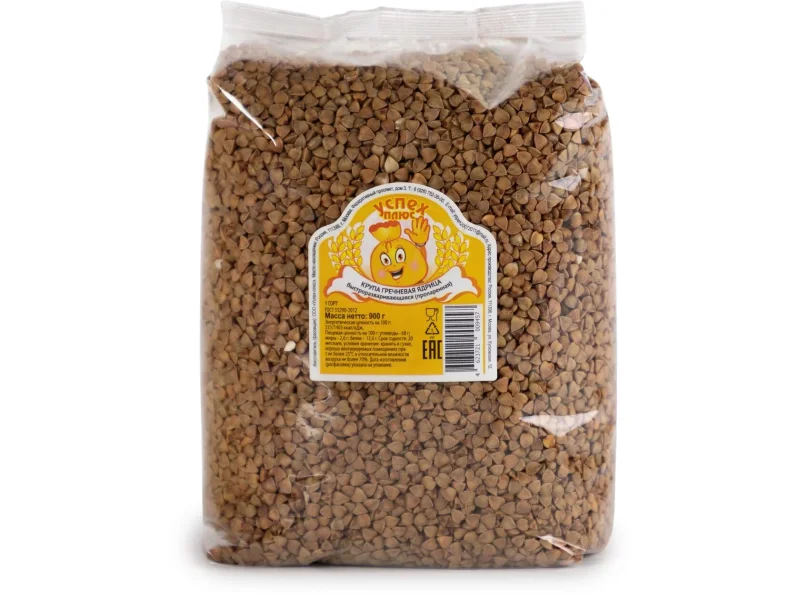 Гречка ядрица «Успех плюс» 900гр