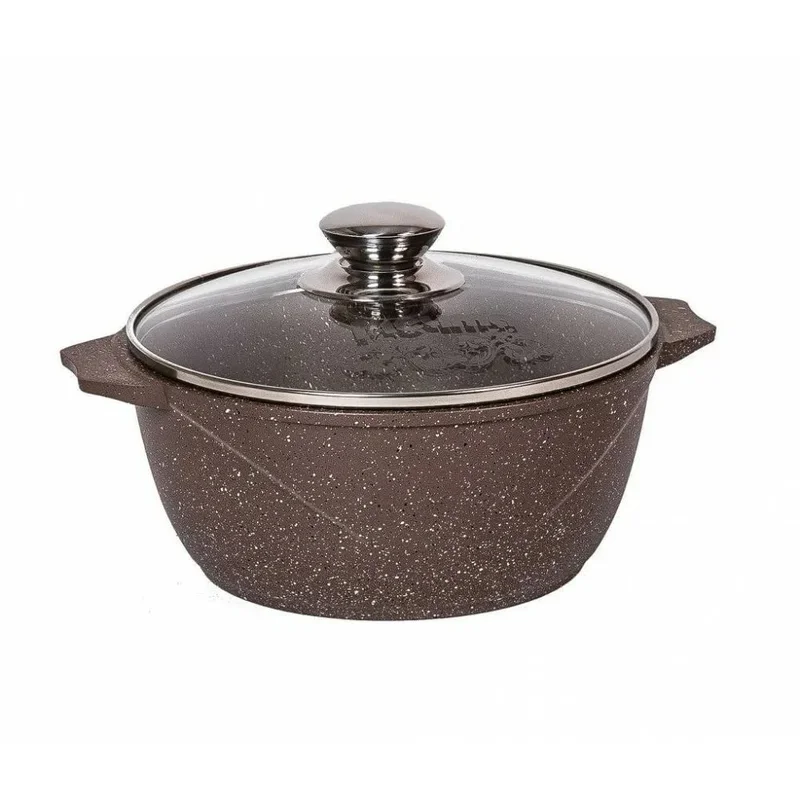 Кастрюля 2л АП Гранит brown