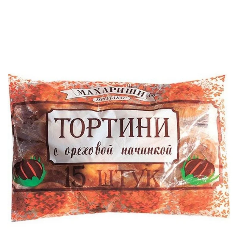 Кексы Махариши Продактс "Тортини | Ореховые", 500 г