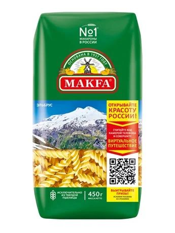 Макаронные изделия Makfa спирали, 450г