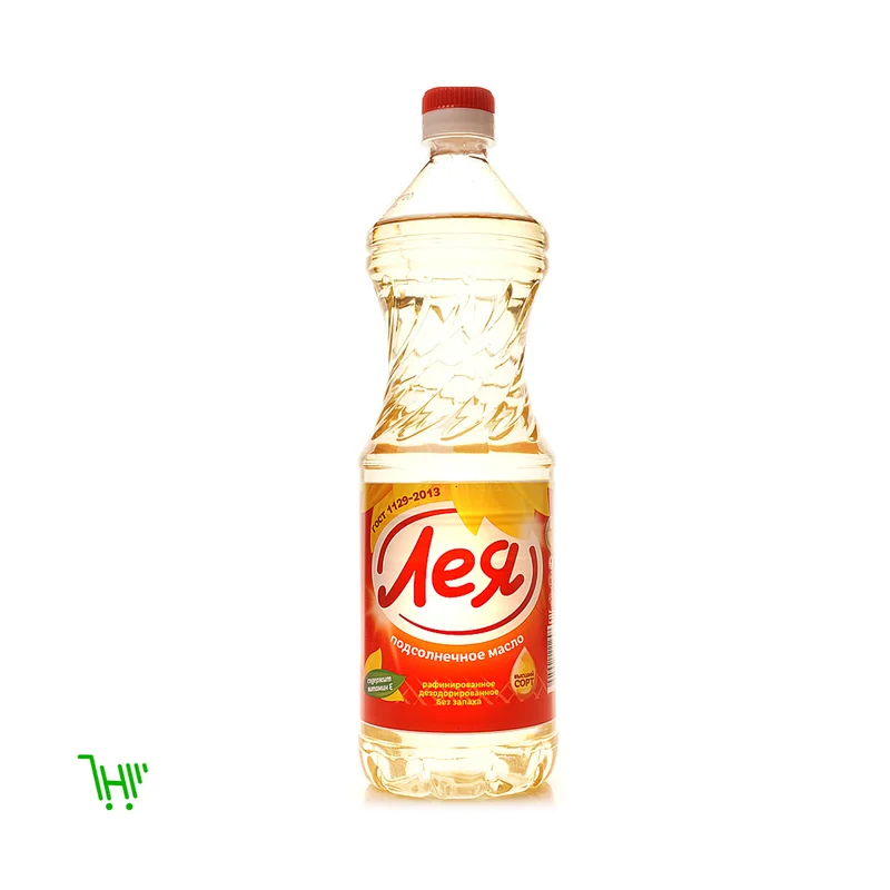 Масло Лея 0,9л подсолнечное рафинированное