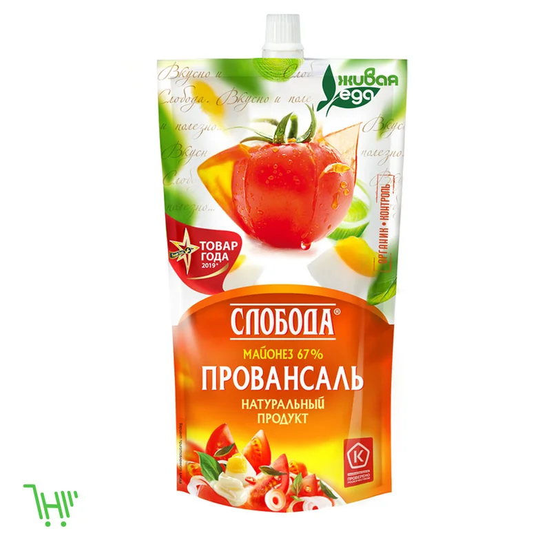 Майонез "Слобода" Провансаль 67% 375 гр