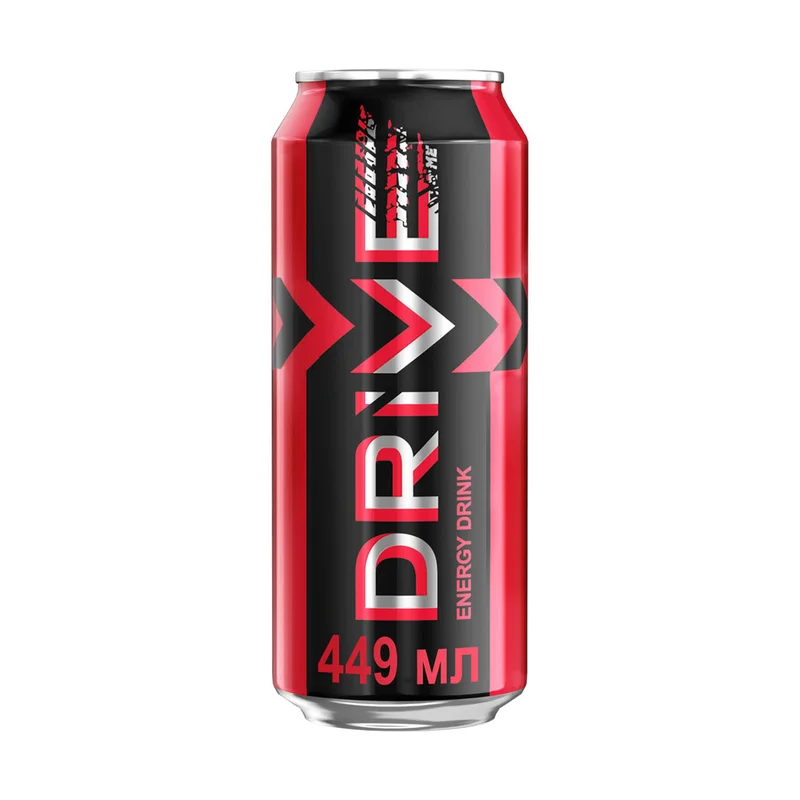 Напиток энергетический  Красный Drive Me 0,449 л