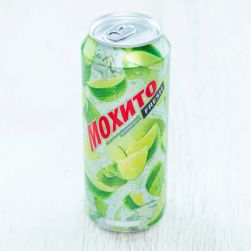 Напиток Мохито Fresh освежающий клубничный 500мл