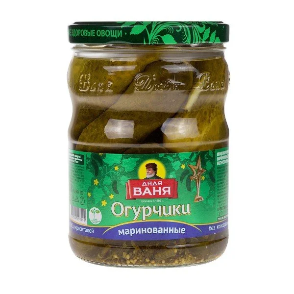 Огурцы Дядя Ваня маринованные 950 г