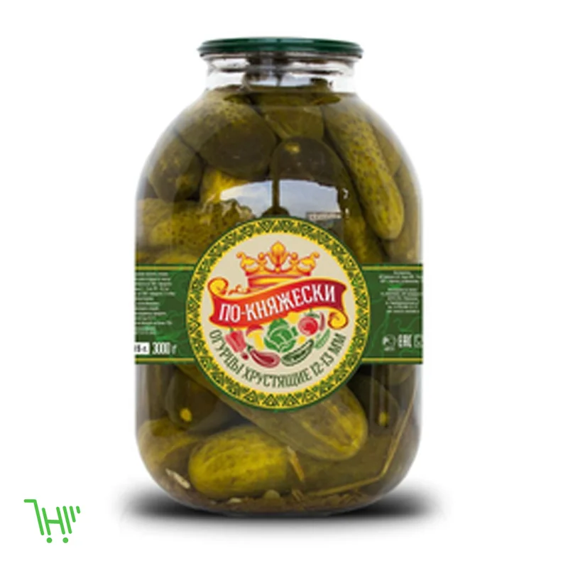 Огурцы По-княжески 3 л