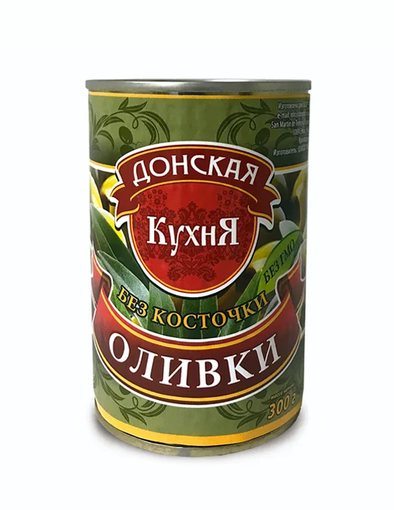 Оливки "Донская кухня" (без косточки) 280 гр