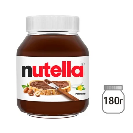 Паста Nutella ореховая с добавлением какао, 180г