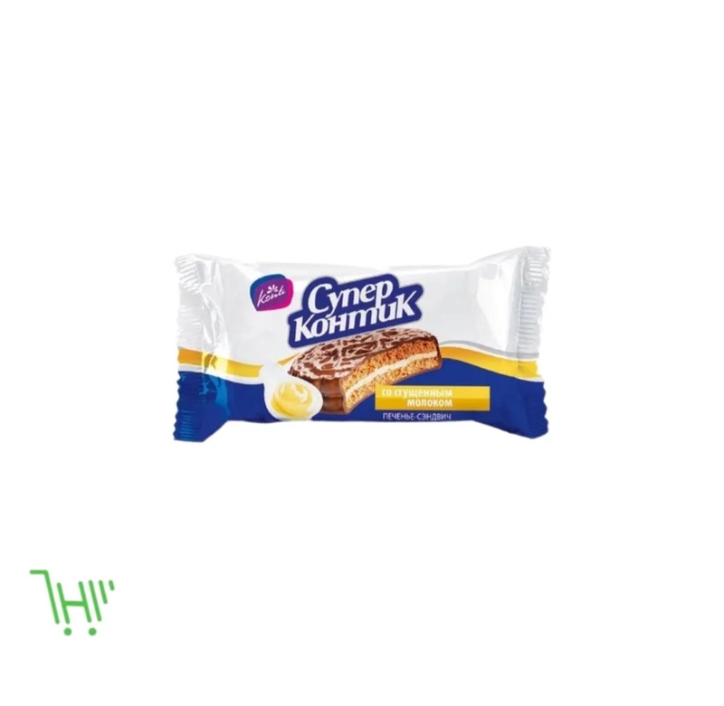 Печенье сдобное Konti Супер-контик со сгущенным молоком 100 г