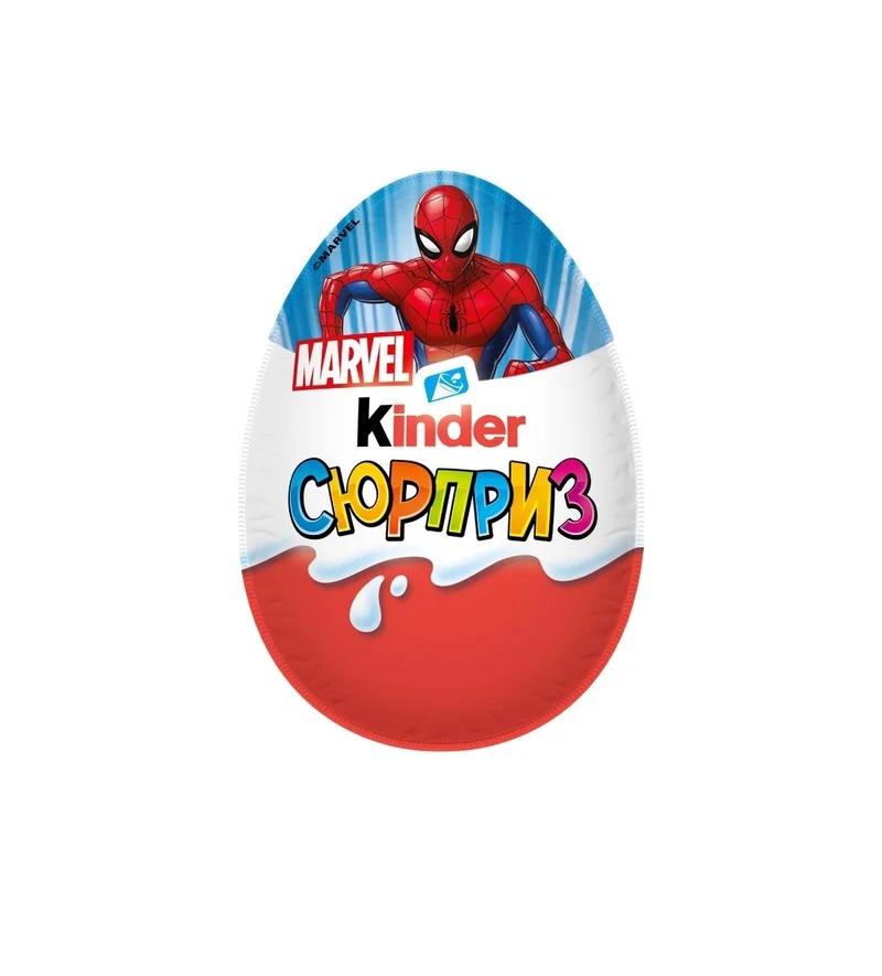 Шоколадное яйцо Kinder Surprise Лицензионная серия, 20г