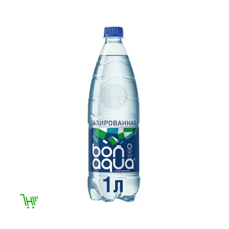 Вода питьевая BonAqua газированная столовая 1 л